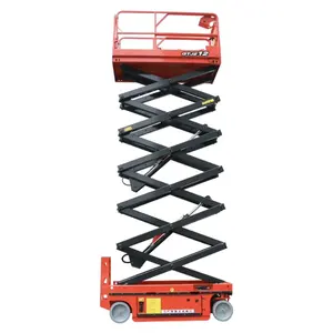 6m 8m 10m 12m 14m semovente a forbice Mobile elevatore elevatore verticale elettrico piattaforma di lavoro tavolo genie lift