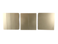 Interrupteur mural DP pour chauffe-eau Noble Gold, cadre PC 86*86MM, 1 gang, 20A AC 250V