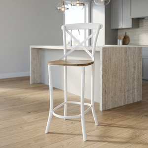 Hot Selling Tall Industrial & Vintage Style <b>Bar</b> Chair with Iron Frame Steady Durable for Home <b>Bars</b> Restaurants Hotels - Product Image 2