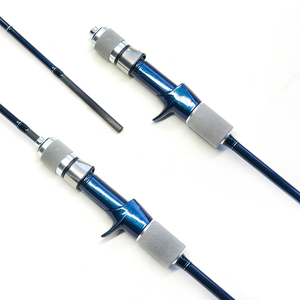 <span class=keywords><strong>Canne</strong></span> à pêche en carbone massif Alpha 1,68 m/1,8 m/1,98 m, 1,5 sections, avec poignée en EVA, pour jigging à la traîne en mer - Product Image 2