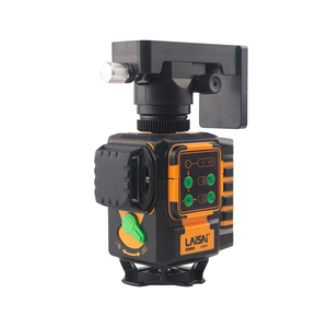 ลดราคา LSG6652 เลเซอร์ปรับระดับอัตโนมัติ สำหรับงานอุตสาหกรรม พร้อมขาตั้ง เทปวัดระยะ และเครื่องมือ  ลำแสงสีเขียวหมุนได้ 3 มิติ 12 เส้น LSG6652 - Product Image 3