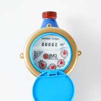 Full Accessories Cast Iron Dry Mechanical Water Meter Dry Dial Cold Water Meter Brass Thread Connector Included