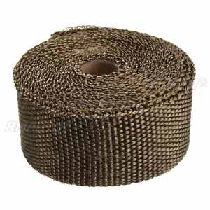 1 ensemble de couvertures thermiques pour turbo de course T4 + enveloppe pour tuyau d'échappement et collecteur d'échappement Rouge / Noir / Bleu / Titane - Product Image 2