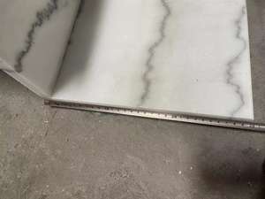 천연 백색 대리석 빌라 내부 장식 광택 미끄럼 방지 계단 디딤판 가격 - Product Image 6