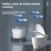 Toilette intelligente numérique moderne Factory 2025 avec chauffe-siège WC Toilette électrique avancée à réservoir à siphon LED Télécommande