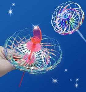 Tongkat Gelembung Pelangi Besar Tanpa Lampu, Tongkat Ajaib Berputar, Bunga Gelembung - Product Image 5