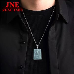 Pendentifs en <span class=keywords><strong>Jade</strong></span> Naturel <span class=keywords><strong>de</strong></span> Type Émeraude Bleue Dragon d'Eau Pova Blanc Rugby Amulette pour Hommes et Femmes, <span class=keywords><strong>Thaïlande</strong></span>, Asie du Sud-Est - Product Image 4