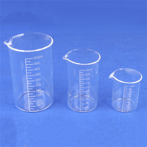 प्रयोगशाला फ्यूज सिलिका क्वार्ट्ज ग्लास बेकर सिलिका फ्लास्क - Product Image 1