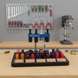 Herramienta de mesa práctica con cabezales de metal y plástico Smart Press de calibre 12 - Product Image 3