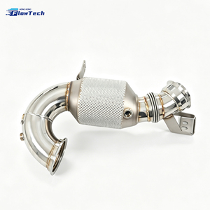 Système d'échappement sport avec downpipe pour Mercedes AMG GT43 GT50 GT53 CLS53 M256 3.0T en acier inoxydable 304, montage direct, Euro 5, 200 cellules - Product Image 3