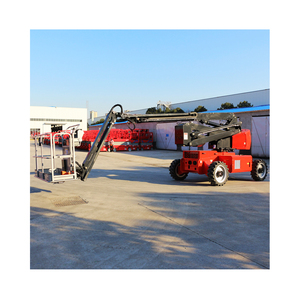Telescopic Articulated Aerial Work <b>Lift</b> 12-44m Height Wheel Type Boom <b>Lift</b> - Product Image 1
