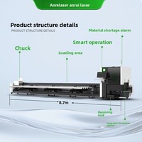 Découpeuse laser CNC compacte pour tubes métalliques ; Découpe automatique de tubes carrés ; Sans tracé ni bavures requises