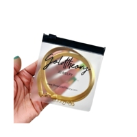 Vente en gros de pochettes zippées en PVC transparent givré personnalisées, imperméables, pour l'emballage de bijoux