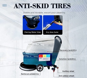 MLEE-530H Máquina <span class=keywords><strong>de</strong></span> Limpieza <span class=keywords><strong>de</strong></span> Pisos Autopropulsada a Batería, Fregadora <span class=keywords><strong>de</strong></span> Pisos <span class=keywords><strong>de</strong></span> Mármol para Hoteles y Garajes - Product Image 5