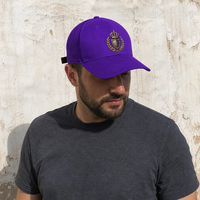 Casquette de baseball vintage de créateur, broderie couronne dorée et bouclier, en sergé de coton noir de qualité supérieure, style Oxford à pois, mode streetwear, protection solaire