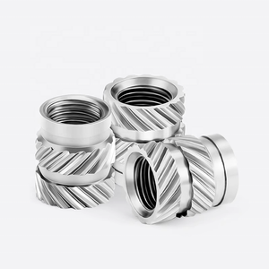 Sl-loại đôi Twill có khía tiêm <span class=keywords><strong>Nut</strong></span> M2 M3 OEM 303 thép không gỉ nóng chảy Inset hạt sưởi đúc chủ đề chèn <span class=keywords><strong>NUT</strong></span> - Product Image 1