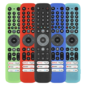 Funda de Silicona para Control <span class=keywords><strong>Remoto</strong></span> Compatible con TCL RC833 GUB1, Carcasa Protectora Antigolpes con Cordón - Product Image 1