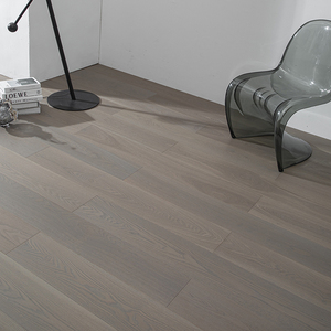 AVANTIMORA EN717-1 ISO9001 Multilayer <b>Brush</b> Ash Grade AB Sustainabel Click 15mm Wide Plank Wood Flooring with Dining Room - Product Image 2