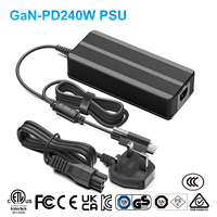 Adaptateur d'alimentation USB-C PD240W GaN à verrouillage par vis pour PC médical, industriel, PoE, AV, Edge Computing, station de travail mobile