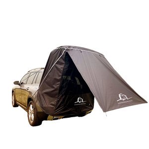 Tente de camping extérieure d'extension arrière imperméable pour SUV/<span class=keywords><strong>Van</strong></span> <span class=keywords><strong>auvent</strong></span> pliable d'ombre de <span class=keywords><strong>hayon</strong></span> de polyester pour la tente arrière de voiture de tourisme - Product Image 1