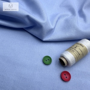 Tela textil Mindun para prendas de vestir, hogar, ecológica, tejida, ligera, mezcla de poliéster, <span class=keywords><strong>lino</strong></span> y <span class=keywords><strong>lino</strong></span> sintético, tela blanca sólida para camisas. - Product Image 5