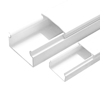 Goulotte de câblage en PVC 10x20 blanche, avec adhésif, pour la protection des fils électriques, prix de gros direct usine