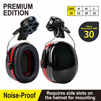 Vente en gros d'atténuateurs de bruit professionnels OEM pour le travail, SNR 30dB, avec coque en ABS et coussin en PU, pour le travail du bois et la construction
