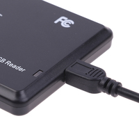 Lector de Tarjetas de Proximidad USB RFID Inteligente Sin Contacto de 125Khz Universal para Escritorio con Sistema Windows y Linux, Precio de Fábrica