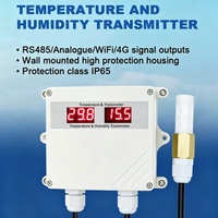 Transmisor de Humedad para Monitoreo de Centros de Datos, Rs485 Modbus Rtu, Controlador de Temperatura para Sala de Servidores Industriales, Velocidad S-4td
