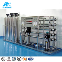 Commercial 500L/1000L RO filtre média système eau potable Membrane Purification eau minérale usine machines de traitement de l'eau