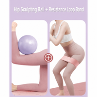 Mini-ball de Pilates Essence, ballon d'exercice pour le yoga, bâtons de massage en tissu, balles et rouleaux de massage, ballon de massage souple