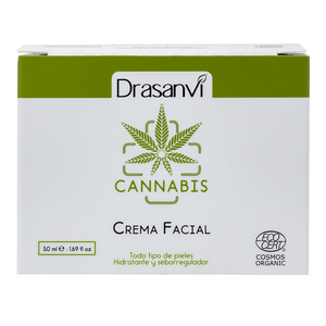 Crème pour le visage au cannabis Drasanvi 50 ml, crèmes faciales bio naturelles - Product Image 1
