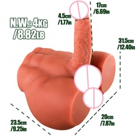 4KG Mann Modell Halbkörper Sexspielzeug Weibliche Masturbation Torso Schwanz Dildo Mastur bator für Männer und Frauen