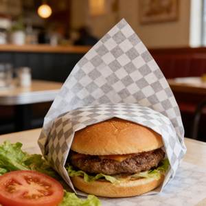 Papier sulfurisé de haute qualité, biodégradable, non blanchi, revêtement en silicone d'un seul côté, pour sandwich, hamburger, 40 g/m² - Product Image 6