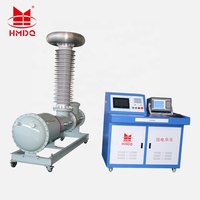 Juego de probador HV de alto voltaje SF6 transformador de prueba de CA inflable 200kV HV probador de resistencia para prueba de descarga parcial