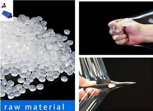 Film transparent pré-étiré 10 microns, fabrication chinoise, souple, pour coulée, extension 300%, bords pliés - Product Image 6