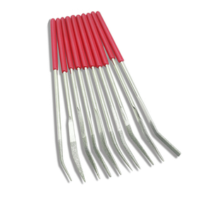 10Pcs Cong Loại Kim Cương Emery Kim Tập Tin Bộ Phẳng Nửa Vòng Vuông Tam Giác Hình Bầu Dục Thép Tập Tin Tùy Biến Dịch Vụ - Product Image 4