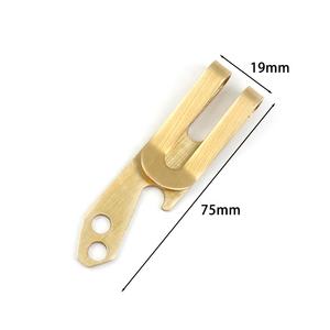 Meetee AP039 In Ottone Cintura Clip di Clip In Acciaio Inox Clip Dei Soldi Multi-funzione Apribottiglie Fibbia Della Cintura - Product Image 2