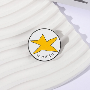 Sming Pins Your Did It Meme Star esmalte Pins creativo Irregular meteorito pentagrama haciendo <span class=keywords><strong>mi</strong></span> <span class=keywords><strong>mejor</strong></span> broche solapa insignia joyería - Product Image 3