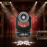200W RGBW LED Moving Head Spot-Licht mit 7+7 Gobos, Doppelprismen, 7 Farbrädern, Doppelblenden, DMX512 18CH für DJ, Hochzeit, Club