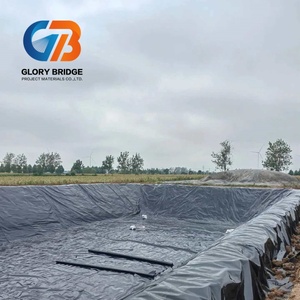 Membrane géotextile anti-infiltration en polyéthylène haute densité (HDPE) pour étang à poissons, réservoir de stockage d'eau, <span class=keywords><strong>film</strong></span> d'étanchéité - Product Image 3