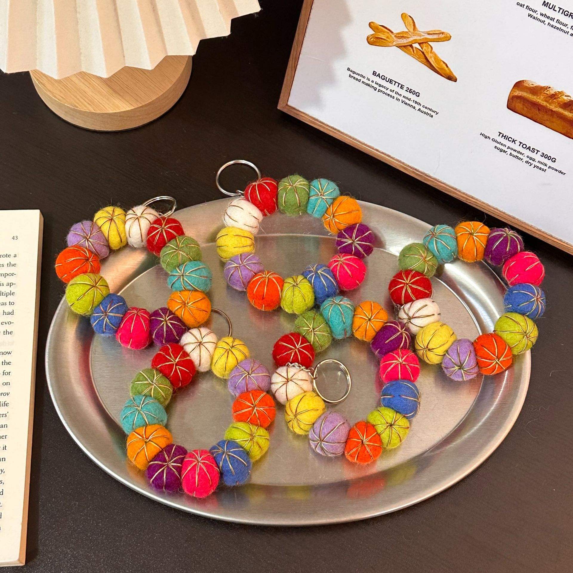 Chaîne de téléphone portable avec chaîne de téléphone portable et boule de couleur