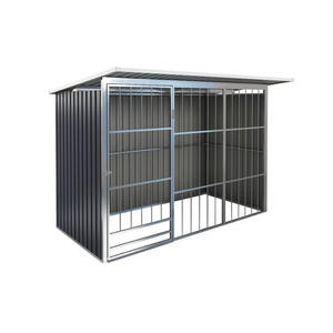 4.16m2 robuste Chien Chenil avec bar portes - Product Image 1