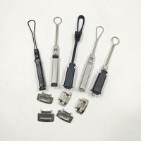 Abrazadera de tensión para cable plano FTTH, de acero inoxidable SS201 SS304, abrazadera de anclaje para montaje en poste, para cable de fibra plana de 2-8 mm