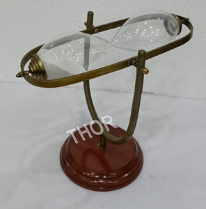 Reloj de arena náutico moderno, reloj de arena, latón antiguo, decoración del hogar, oficina, cocina, temporizador, reloj de tiempo elegante, regalo - Product Image 4