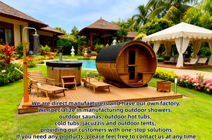 يمكن تخصيص الحديقة الخشبية المستقلة الخارجية مع مصنع ساونا - Product Image 2