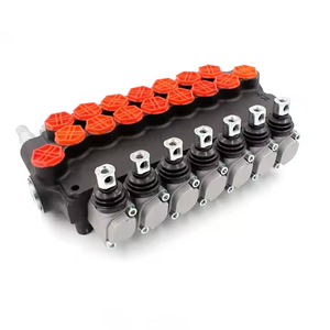 Válvula de Control Direccional Hidráulica Monobloque de 4 Vías y 4 Bobinas, Operada por Joystick Manual P80-G34-OT, Válvula Hidráulica de Alta Durabilidad - Product Image 3