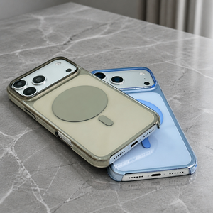 Funda para Teléfono con Correa Cruzada Magnética, Color Puro, TPU y PC, Carga Inalámbrica, Diseño de Estrella Roja para 18 - Product Image 3
