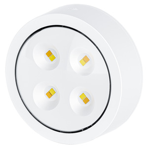 Paquete de 3 mostradores de barra LED ABS europeos, luz de disco, temperatura de 3 colores, batería de Control remoto de emisión blanca cálida ajustable - Product Image 5