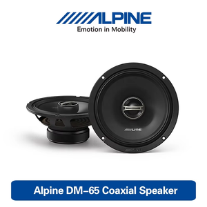 Altavoz coaxial de 2 vías para coche <span class=keywords><strong>ALPINE</strong></span> DM65 de 6.5 pulgadas, 12-24V, no destructivo, 40W/160W de potencia, bobina simple, ¡el más vendido! - Product Image 1
